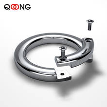 QOONG 2 предмета, высокое качество, металлический брелок для ключей для автомобиля Chaveiro инновационные цепочки кольца для ключей держатель Съемный брелок аксессуары Q21 2024 - купить недорого