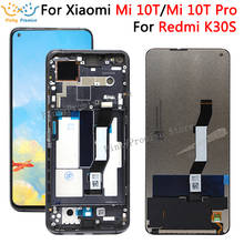 Для Xiaomi Mi 10T 5G Mi 10T Pro LCD M2007J3SG M2007J3SY сенсорный экран дигитайзер в сборе для Redmi k30s M2007J3SC LCD 2024 - купить недорого