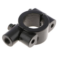 8mm Black 7/8" Motorcycle Handlebar Mirror Thread Mount Holder Clamp Adaptor 2024 - buy cheap