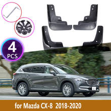 Guardabarros de coche de 4 piezas para Mazda, accesorio de rueda delantera y trasera, para Mazda CX-8, CX8, CX 8, 2018, 2019, 2020 2024 - compra barato