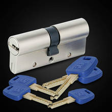 European Standard Universal Copper lock core Cylinder security Door Gate indoor lock core GP+ series B 60-95mm 30/30MM-30/65MM 2024 - compre barato