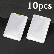 10pcs Anti Scan Wallet Blocking Reader Lock Bank Card Holder Id Bank Card Case Protection Metal Credit Holder Outdoor EDC Tools 2024 - buy cheap