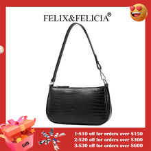 FELIX & FELICIA сумка женская сумки для женщин брендовые кожаные модные сумки через плечо, женские высококачественные дизайнерские роскошные сумки, мини-сумка на молнии 2024 - купить недорого