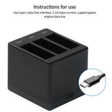 3 Slots Multi-function Battery Charger Charging Storage Case Charging Box 2 in 1 for GoPro Hero 8 7 6 5 Black Dropshopping 2024 - buy cheap