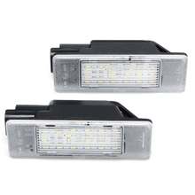 Lâmpada para luz de led de automóvel, 2 peças, luz de número da placa, mercedes benz sprinter w906/viano w639/vito w639, acessórios 2024 - compre barato