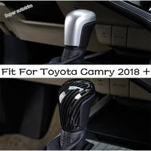 Lapetus-perilla de cambio de marchas para Toyota Camry, cubierta embellecedora de ABS apta para Toyota Camry 2018 - 2021 mate con apariencia de fibra de carbono 2024 - compra barato