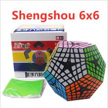 Shengshou-Cubo Megaminxed 6x6, 6x6x6, Cubo dodecaedro, Cubo mágico shengshou Megaminxed 6x6, Cubo mágico de 12 caras, rompecabezas, Juguetes 2024 - compra barato