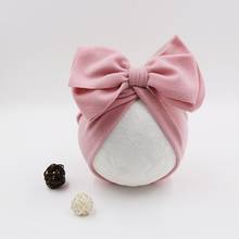 Baby Hat for Girls Bows Turban Hats Infant Photography Props Cotton Kids Beanie Baby Cap Accessories Children Hats 2024 - buy cheap