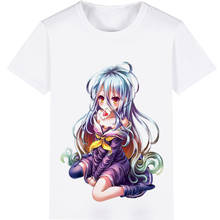 No Game No Life Sora and Shiro Stephanie Dola Jibril  Cosplay Costume Adult Kids Child Short Sleeve T-shirt T shirt 2024 - buy cheap