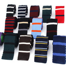 New Knit Neck Tie For Men Casual Knitted Ties Fashion Polyester Mens Necktie For Wedding Business Adult Suit Tuxedo Plaid Tie 2024 - buy cheap