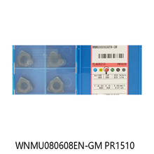 WNMU080608-Caja 100% Original, insertos de carburo EN WNMU080608EN-GM, PR1510, procesamiento de hierro fundido, WNMG 080608, Corte CNC, 10 unids/caja 2024 - compra barato