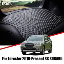 Alfombrilla de cuero para maletero de coche, revestimiento de carga trasera para Subaru Forester, 2018, 2019, 2020 2024 - compra barato