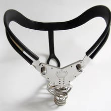 Male Chastity Device Stainless Steel Cbt BDSM Bondage Cock Ring Scrotum Ball Stretcher Penis Cage Chastity Belt Sex Toys For Men 2024 - buy cheap