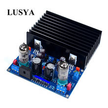 Lusya-amplificador de potência digital 6j1, placa amplificadora 20w + 20w, com dissipador de calor, t0168 2024 - compre barato