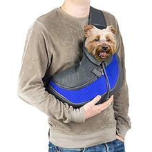 Сумка-переноска для домашних животных, сумка на одно плечо из ткани Оксфорд, Удобная дорожная сумка-тоут с сеткой, макс. 6 кг 2024 - купить недорого