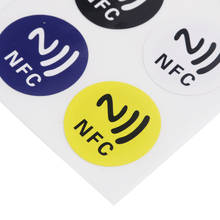 Etiquetas adhesivas NFC, etiquetas adhesivas NTAG213 RFID, etiqueta Universal Lable Ntag213 RFID para todos los teléfonos NFC, 6 uds. 2024 - compra barato
