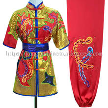 Chinese Wushu uniform Kungfu clothes Martial arts outfit taolu garment Performance suit for male female girl boy kids adults 2024 - buy cheap
