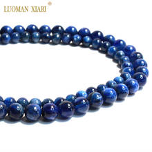 Rare AAA+ 100% Natural Top Kyanite Blue Round Gem Stone Beads For Jewelry Making  DIY Bracelet Necklace 6/8mm Strand 15.5'' 2024 - buy cheap
