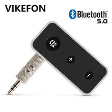 Bluetooth 5,0 приемник автомобильный комплект стерео музыка 3,5 мм AUX Jack Hifi аудио беспроводной Handsfree адаптер для наушников динамик с микрофоном 2024 - купить недорого