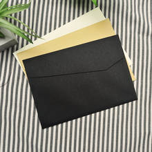 Черный Конверт 17x12 см, креативные пустые конверты из крафт-бумаги в стиле ретро (10 шт./лот) 2024 - купить недорого