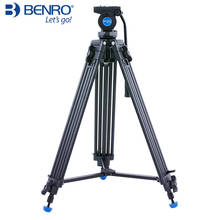 BENRO KH25N KH-25N Portable Aluminium Tripod for Professional Camcorder/Video Camera/DSLR Tripod Stand,with Hydraulic Ball Head 2024 - buy cheap