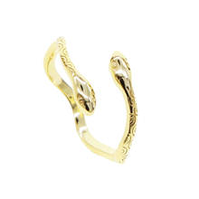 Anillo de serpiente de plata de ley 925 para mujer, joyería de moda animal encantador ajustado abierto, Dios, color 2024 - compra barato
