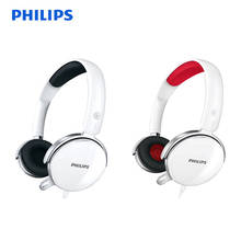 Original philips profissional shm7110u fio fones de ouvido com 40mm drive clear microfone fones para telefone suporte teste oficial 2024 - compre barato