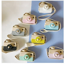 New Mini Cute Wood Camera Toys Safe Natural Toys For Baby Children Fashion Educational Toys Birthday Christmas Gifts 2024 - buy cheap