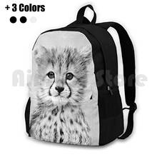 Bebé Cheetah-mochila de senderismo al aire libre, bolsa deportiva de escalada, guepardo, cachorro, Tigre, León, gato, animales 2024 - compra barato