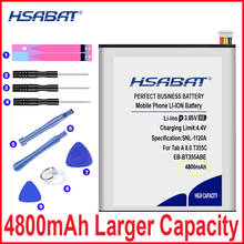 HSABAT 0 цикла 4800 мА/ч, EB-BT355ABE Батарея для samsung Galaxy Tab A 8,0 T355 T355C SM-T355 SM-T350 SM-P350 P355C SM-P355M 2024 - купить недорого