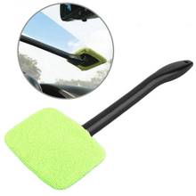 Cepillo desmontable de microfibra para limpieza de ventanas de coche, herramienta de limpieza automática con almohadilla de tela, 13 pulgadas, 1 ud. 2024 - compra barato