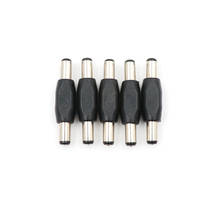 5pcs 5.5*2.1 Mm / 5.5x2.1mm DC Power Plug Connector Male To Male Panel Mounting Plugs Adaptor 2024 - buy cheap