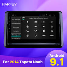 Harfey-REPRODUCTOR Multimedia para coche, dispositivo con Android 9,1, 9 pulgadas, WIFI, pantalla táctil HD, GPS, radio, DVR, Carplay, DAB +, para Toyota Noé 2014 2024 - compra barato
