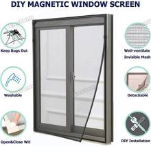 Adjustable DIY Customize Magnetic Window Screen windows for Motorhomes Removable Washable Invisible Fly Mosquito Screen Net Mesh 2024 - buy cheap