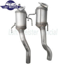 Pair Rear Catalytic Converters for Porsche Cayenne 4.8L V8 2008-2010 Without turbocharger Exhaust Pipes 955113023EX 955113024DX 2024 - buy cheap