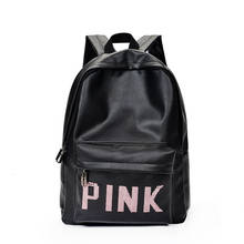 Mochila De Viaje de diseño rosa para mujer, bolso escolar de piel sintética suave de alta calidad, resistente al agua, a la moda 2024 - compra barato