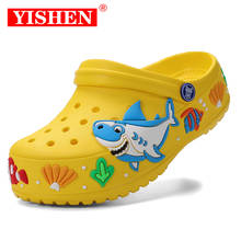 YISHEN Children Shoes Baby Garden Shoes Girls Boys Home Slippers Cartoon Floor Shoes Sandals kids Sandals Breath Summer Shoes 2024 - buy cheap