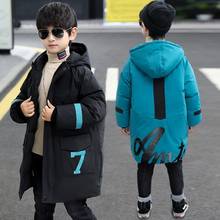 -30 graus roupas para meninos jaqueta de inverno de algodão quente para meninos roupas com capuz casaco fashion grosso casaco infantil parka 2024 - compre barato
