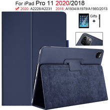 New For iPad Pro 11 2018  Case  for Pro 11 2020 Case Support  Capa Auto Sleep/Wake Slim Magnetic Folding Stand Shell Cover 2024 - buy cheap