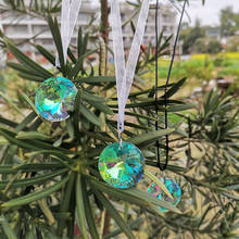 2/5pcs AB Color Sunflower Pendant Crystal Suncatcher Glass Chandelier Prism Home Wedding Window Decor Hanging Ornament DIY Craft 2024 - buy cheap