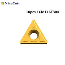 10pcs  TCMT16T304 CNC Tungsten Carbide Lathe Turning Insert Processing steel Blade Freeshipping 2024 - buy cheap