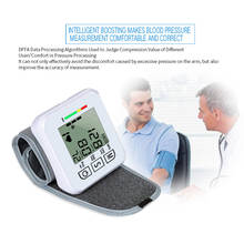 Digital Arm Automatic Blood Pressure Monitor Meter Tonometer Gauge Portable BP Heart Rate meter Sphygmomanometer Arterial 2024 - buy cheap