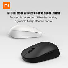 Xiaomi-ratón óptico inalámbrico con modo Dual, Mouse silencioso y ergonómico, Bluetooth/USB, 2,4 DPI, botones laterales para PC y portátil, 1300G 2024 - compra barato