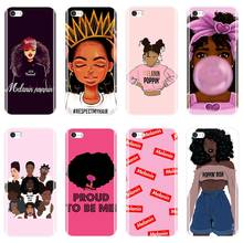 Soft Phone Case For iPhone 5C 5S SE 5 S Silicone MELANIN POPPIN Fashion Black Girl Back Cover For Apple iPhone 4S 4 S 2024 - buy cheap