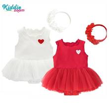 Baby girl dress autumn 2022 sleeveless bodysuits princess dresses newborn girl clothes 4 color 2024 - buy cheap