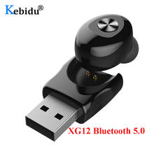 Auriculares inalámbricos XG12 TWS con Bluetooth 5,0, cascos deportivos con sonido HIFI estéreo y micrófono para teléfono Xiaomi Redmi Airdots 2024 - compra barato