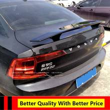 Car Lip Spoiler Universal For All Sedan Car ABS Plasitc Primer Color Rear Trunk Tail Wing For VOLVO S90 2017 2018 2019 2020 2024 - buy cheap