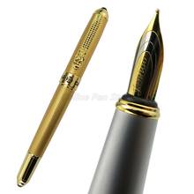 Jinhao 1000 Metal Golden Mesh Barrel Dragon Clip Medium Nib 0.5MM Fountain Pen Office School Writing Gift Pen Accessory 2024 - buy cheap