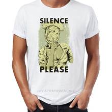 Camiseta masculina de hip hop, silenciosa, em 100% algodão, com estampa de enfermeira, moda urbana, silenciosa 2024 - compre barato
