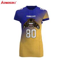 Кавасаки бренд на заказ Американский футбол Джерси для мужчин женщин детская рубашка разных размеров дышащие спортивные болельщики Футбол Джерси 2024 - купить недорого